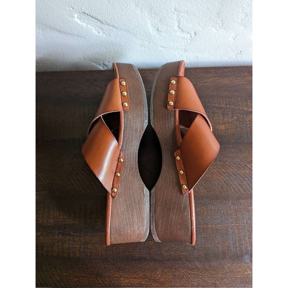 Time And Tru Platform Memory Foam Crossband Clog … - image 8